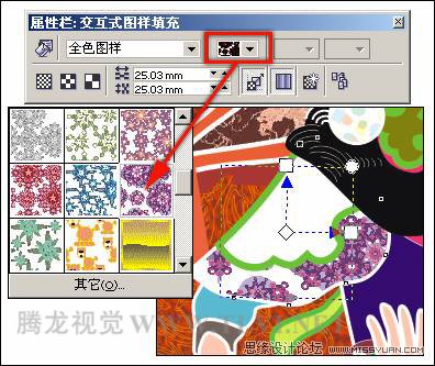 使用CorelDRAW為對象填充圖案,PS教程,思緣教程網