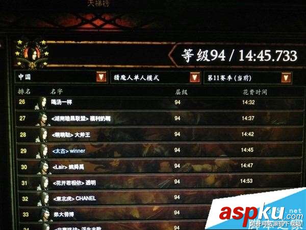 暗黑3,第十一賽季,獵魔人,s11賽季,沖榜
