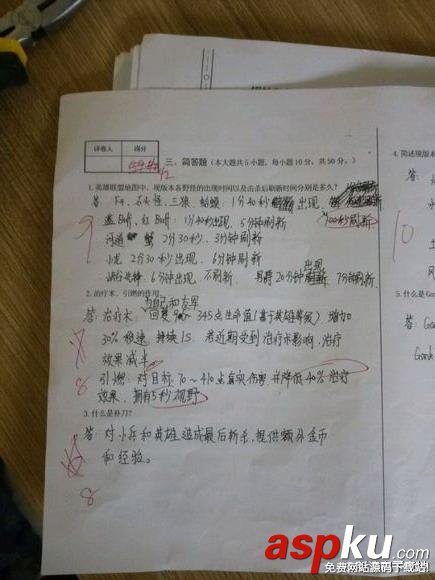 電競專業,電競考試題,電競考卷,電競專業考卷