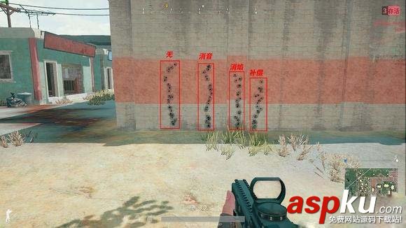 絕地求生,三種槍頭