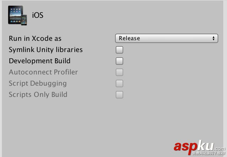Unity,IOS,Build,Settings,選項