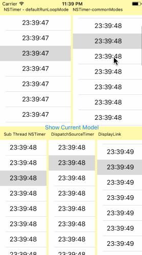 iOS,UITableView,計時器,NSTimer,DispatchSource,CADisplayLink