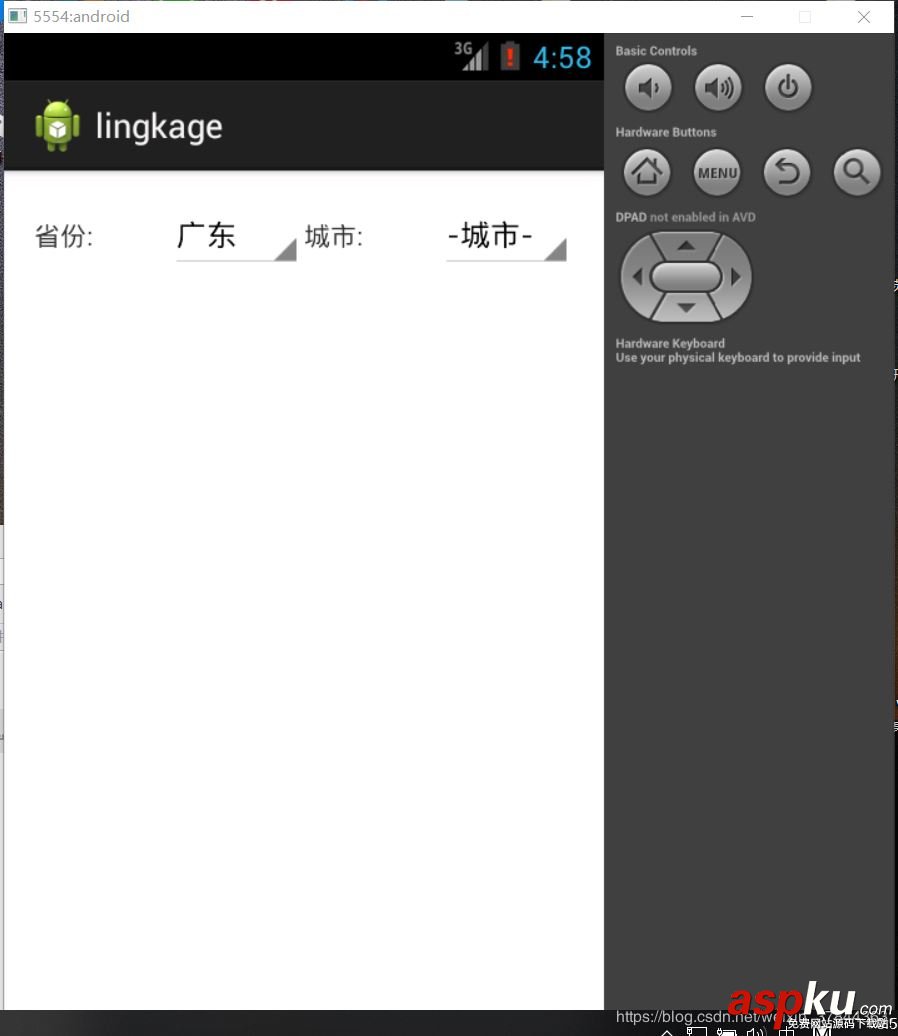 Android,聯動下拉框