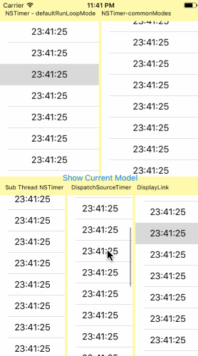 iOS,UITableView,計時器,NSTimer,DispatchSource,CADisplayLink