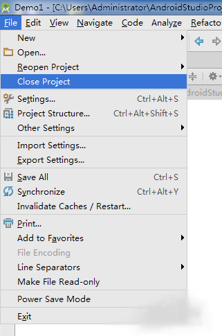 Android,studio,刪除,Android項目