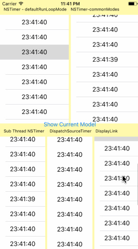 iOS,UITableView,計時器,NSTimer,DispatchSource,CADisplayLink