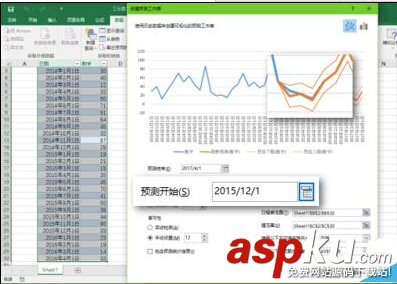 Excel2016的預測工作表forecast該怎么使用?
