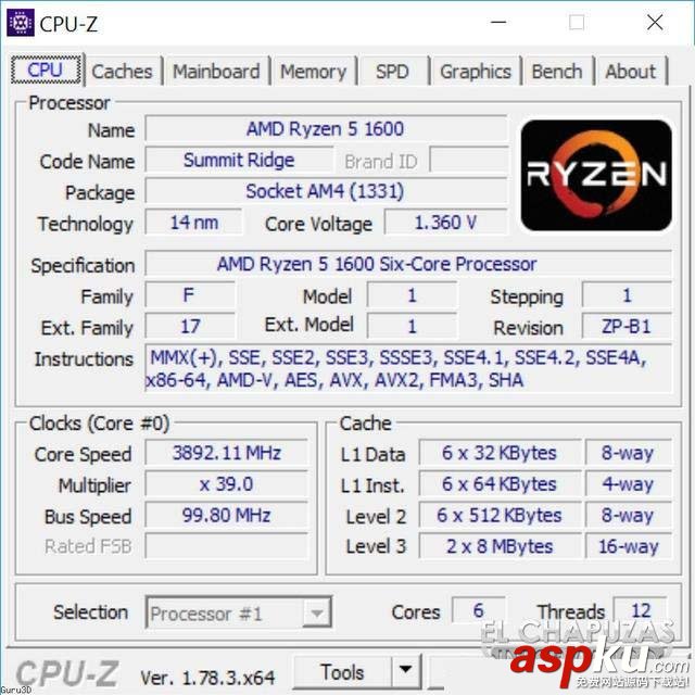 AMDR5-1600處理器性能,R5-1600性能測試,R5-1600性能成績
