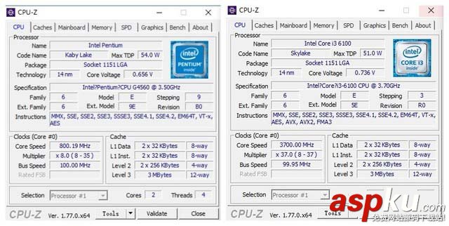 奔騰G4560對比i3-6100,奔騰G4560和i3-6100哪個好,奔騰G4560和i3-