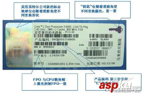 教你如何辨識真假英特爾中國盒裝CPU