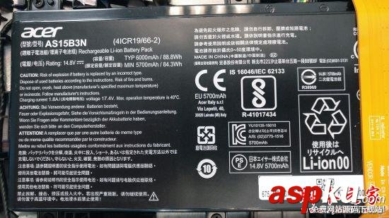 Acer,宏碁,筆記本拆解,1080顯卡