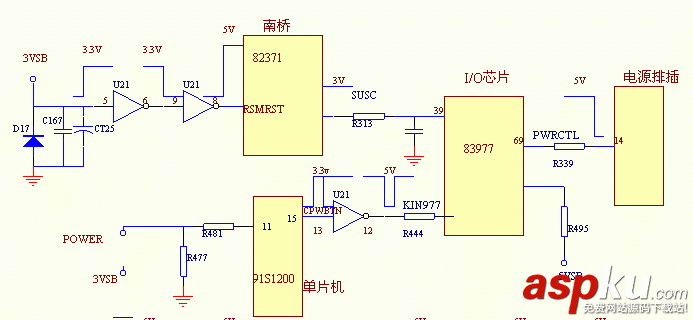 主板,上電