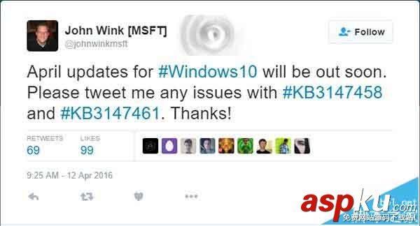 KB3147461,KB3147458,Win10升級,Win10正式版