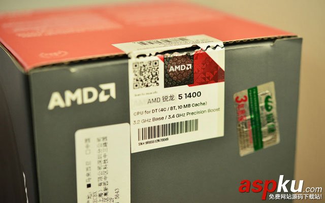 AMDRyzen51400上手體驗,AMDRyzen51400開箱圖賞