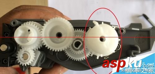 兄弟2240D,清理齒輪,兄弟打印機