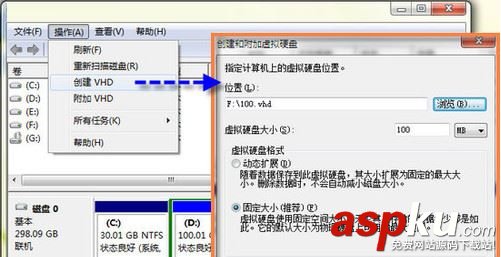 Win7,虛擬磁盤