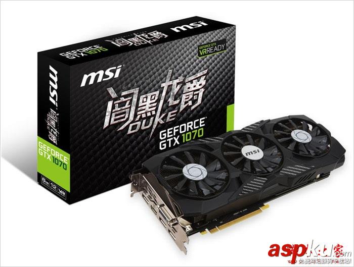 微星,暗黑龍爵,GTX1080,GTX1070