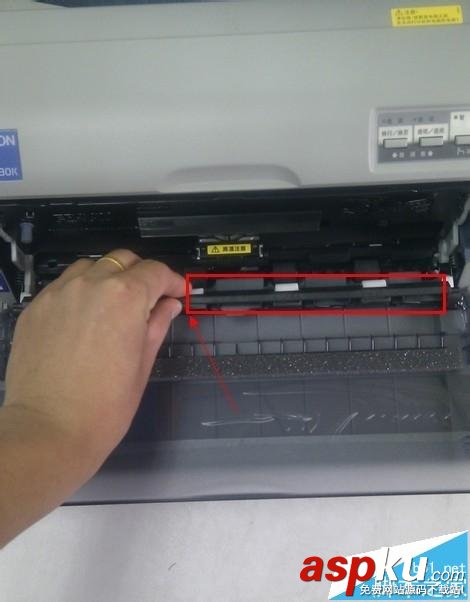 愛普生打印機換色帶,愛普生打印機色帶更換,愛普生針式打印機色