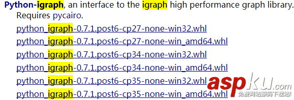 Python-igraph環境配置,python-igraph,Windows7