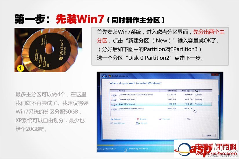 Win7,XP雙系統