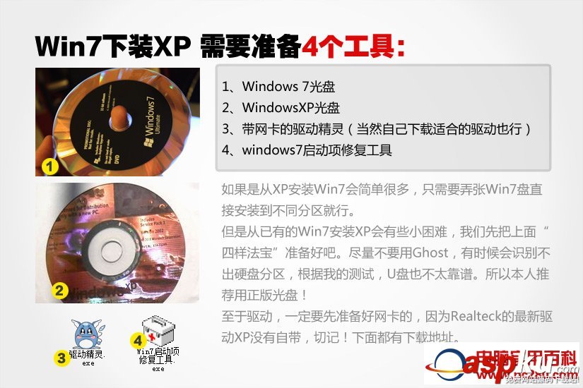Win7,XP雙系統