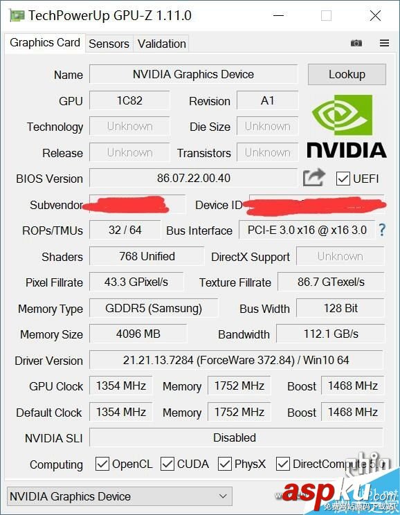 GTX1050Ti,實卡,跑分