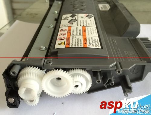 兄弟2240D,清理齒輪,兄弟打印機