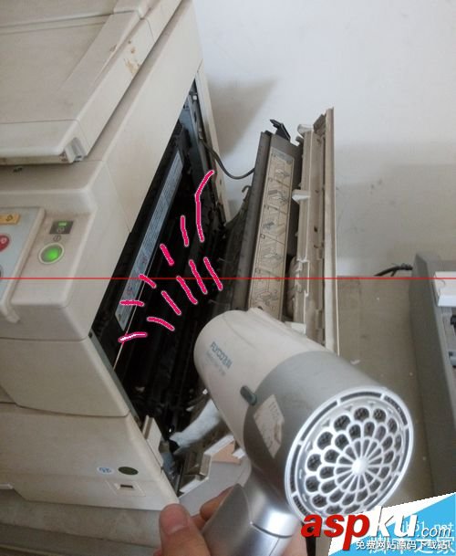 理光復印機功,錯誤543
