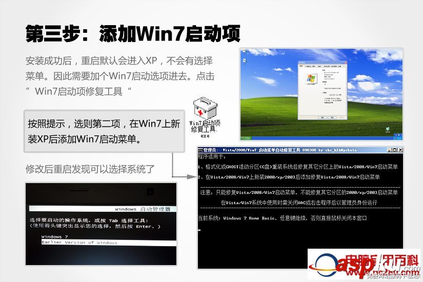 Win7,XP雙系統