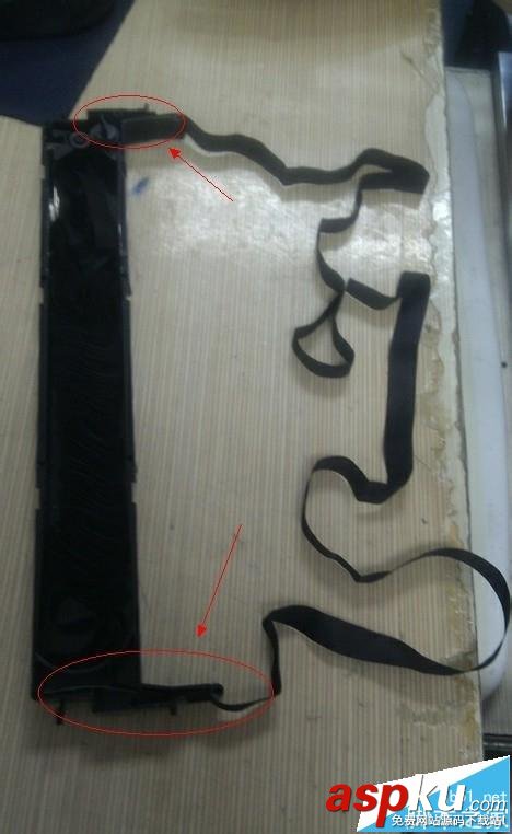 色帶芯安裝圖解,針式打印機更換色帶
