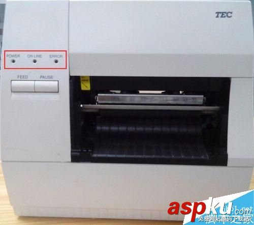 東芝B-452,打印機,出廠設置