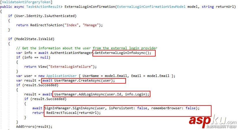 ASP.NET,Identity,身份驗證