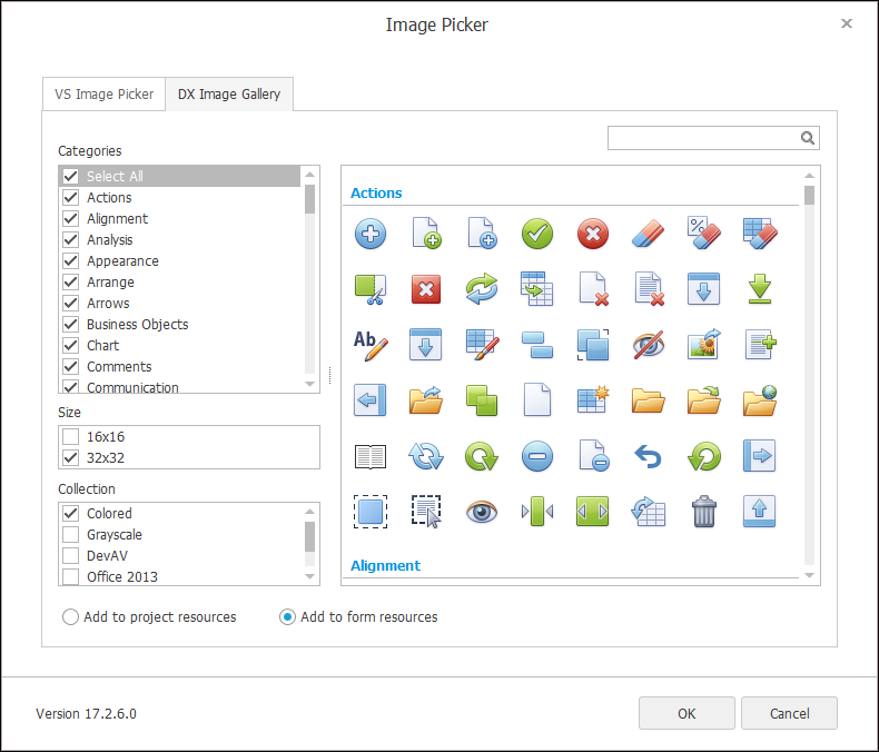 Winform,開發框架,DevExpress,圖標資源