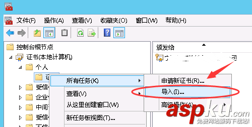 C#,IIS,證書,異常