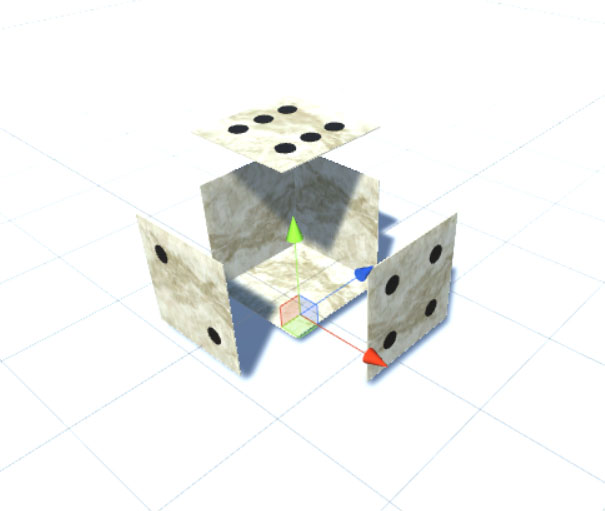 Unity,色子,點數