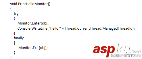 C#,線程同步