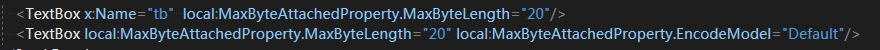 WPF,TextBox,字節長度