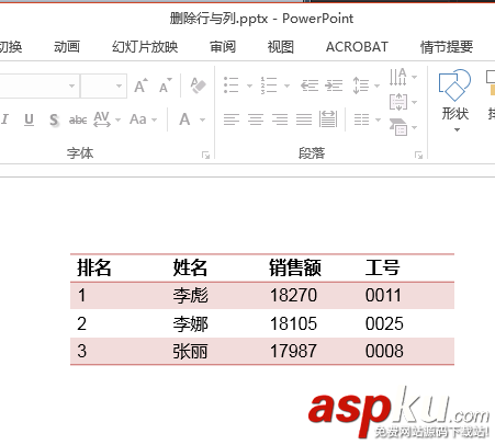 C#,PPT,插入,編輯,刪除表格