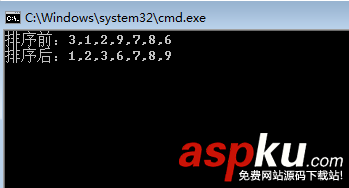 C#,直接插入排序,希爾排序,歸并排序