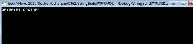 C#,String,StringBuilder,運行速度