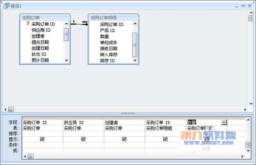 【Access教程】Access2007在設計視圖下創建查詢的方法