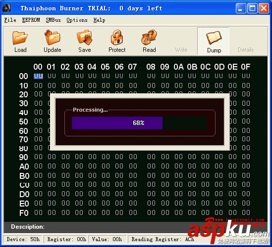 使用Thaiphoon更改DDR2內存條SPD信息