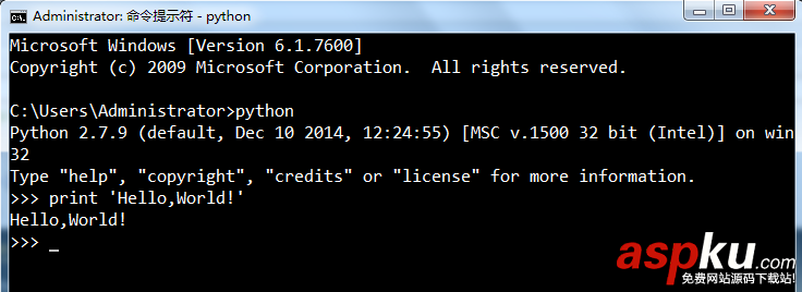 python基礎入門學習筆記（Python環境搭建）