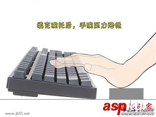 鍵盤,腕托