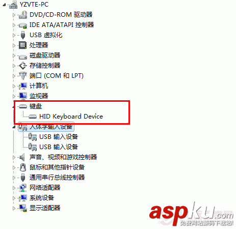 USB鍵盤,無法識別,檢測不到