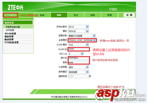 中興F660,光貓,WIFI