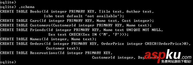 SQLite 入門教程一 基本控制臺（終端）命令