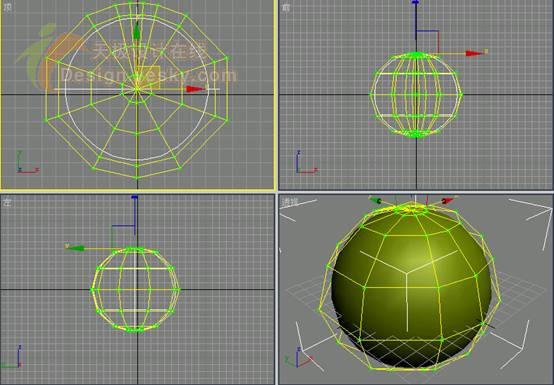 3ds MAX球體工具應用打造逼真蘋果