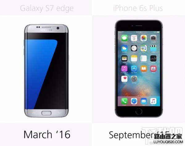 三星S7和蘋果iPhone6s哪個好，S7和iPhone6s規格參數外觀配置對比