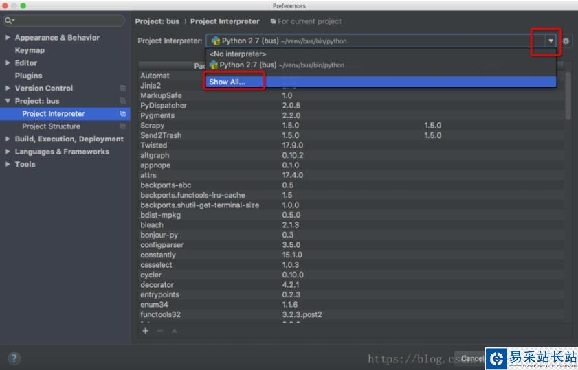 mac PyCharm添加Python解釋器及添加package路徑